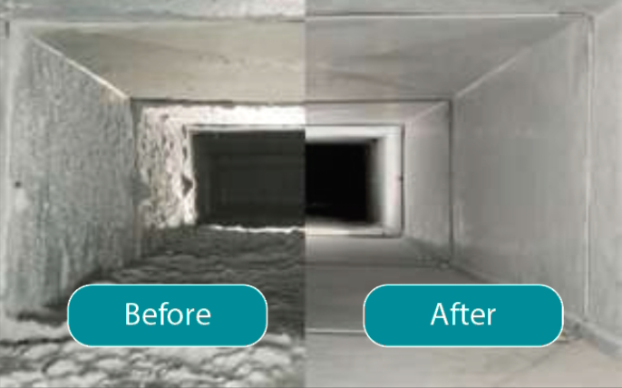 Duct Before & After